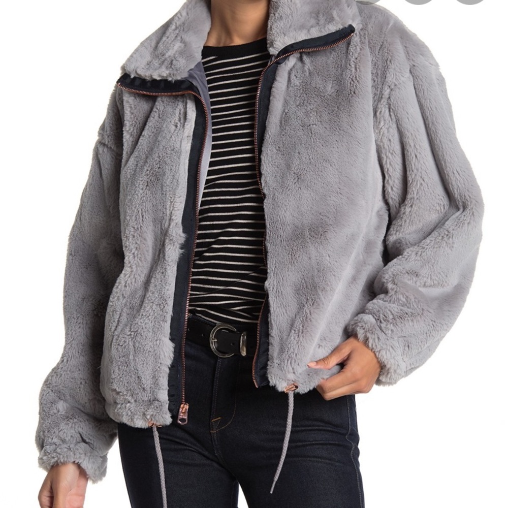Lucky Brand Missy Faux Fur Jacket!